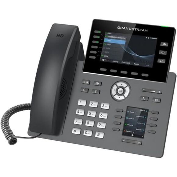 Grandstream GRP2616 6-line Carrier-Grade IP Phone with Single Keypad - Black - Picture 2 of 4